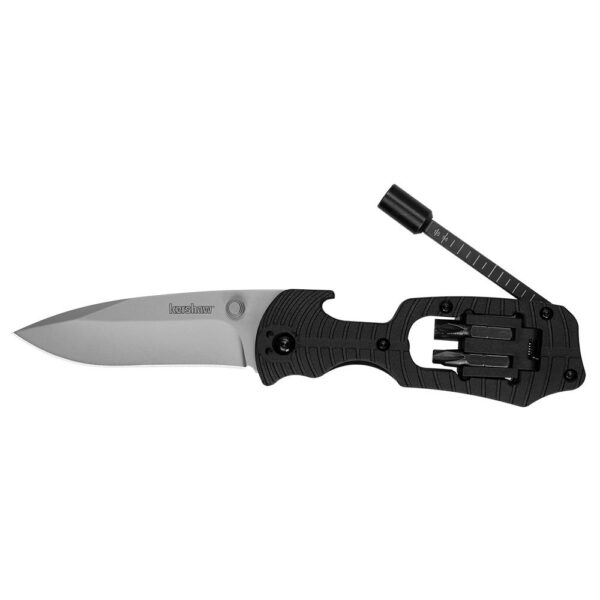 Kershaw Select Fire Folding Knife 3-2/5" Drop Point Blade Black - Precision Shot Firearms