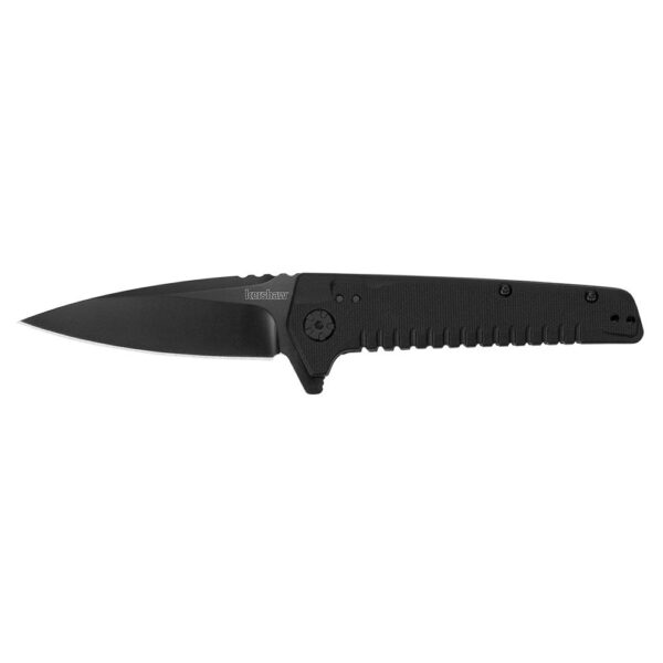 Kershaw Fatback Folding Knife 3-1/2" Drop Point Blade Black - Precision Shot Firearms