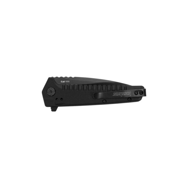 Kershaw Fatback Folding Knife 3-1/2" Drop Point Blade Black - Precision Shot Firearms