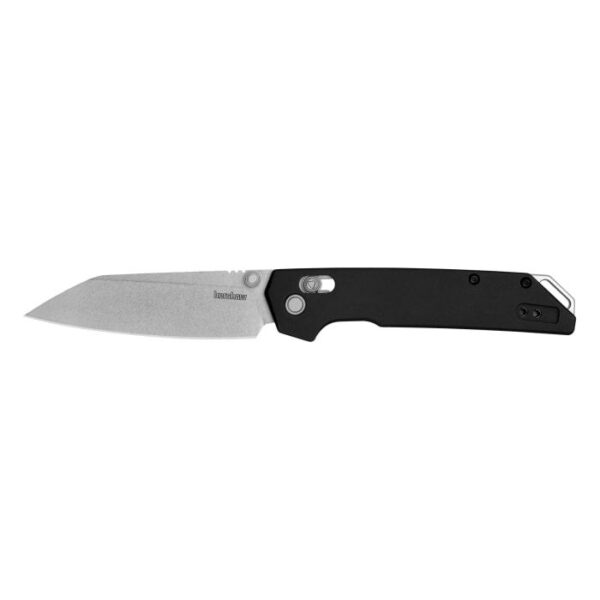 Kershaw Iridium Reverse Tanto Folding Knife 3-2/5" Reverse Tanto Blade Black - Precision Shot Firearms