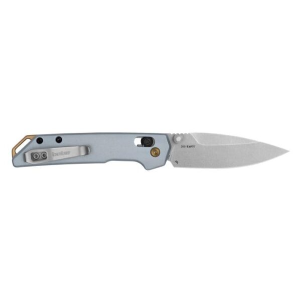 Kershaw Mini Iridium Folding Knife 3" Spear Point Blade Ice Blue - Precision Shot Firearms