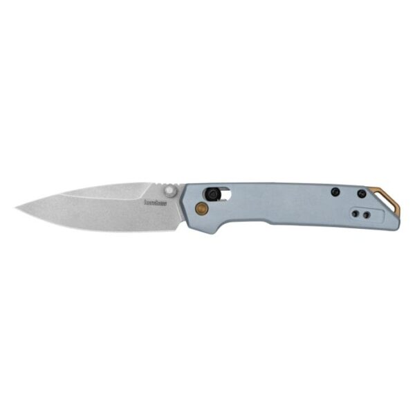 Kershaw Mini Iridium Folding Knife 3" Spear Point Blade Ice Blue - Precision Shot Firearms