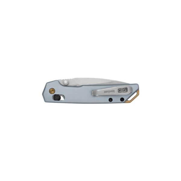 Kershaw Mini Iridium Folding Knife 3" Spear Point Blade Ice Blue - Precision Shot Firearms