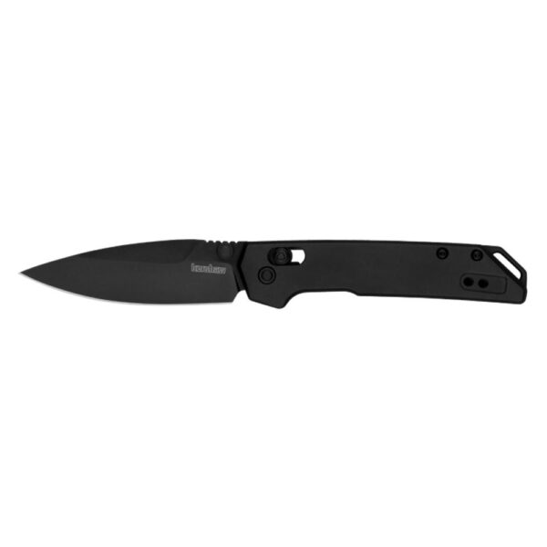 Kershaw Mini Iridium Folding Knife 3" Spear Point Blade Black - Precision Shot Firearms