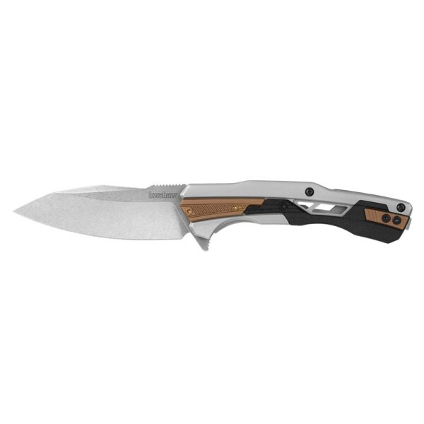 Kershaw Endgame Folding Knife 3-1/4" Spear Point Blade Bronze Silver - Precision Shot Firearms