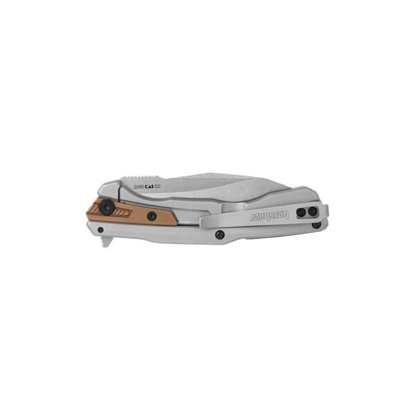 Kershaw Endgame Folding Knife 3-1/4" Spear Point Blade Bronze Silver - Precision Shot Firearms