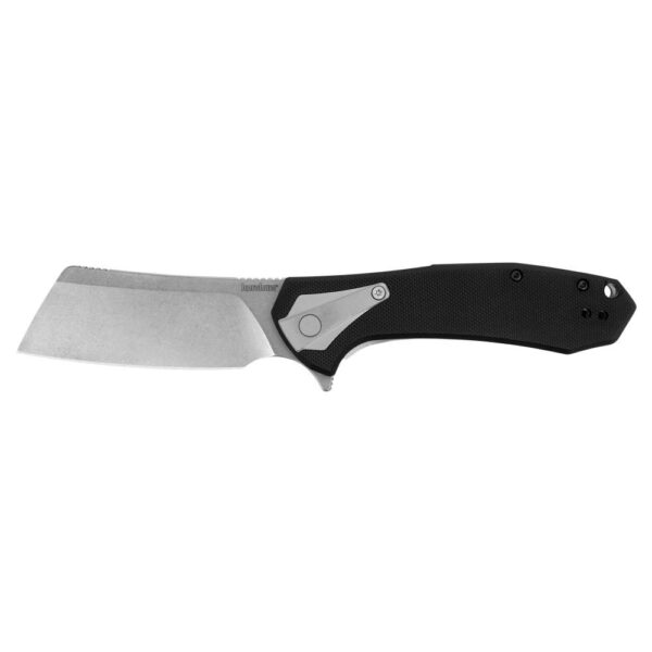 Kershaw Bracket Folding Knife 3-2/5" Cleaver Blade Black - Precision Shot Firearms