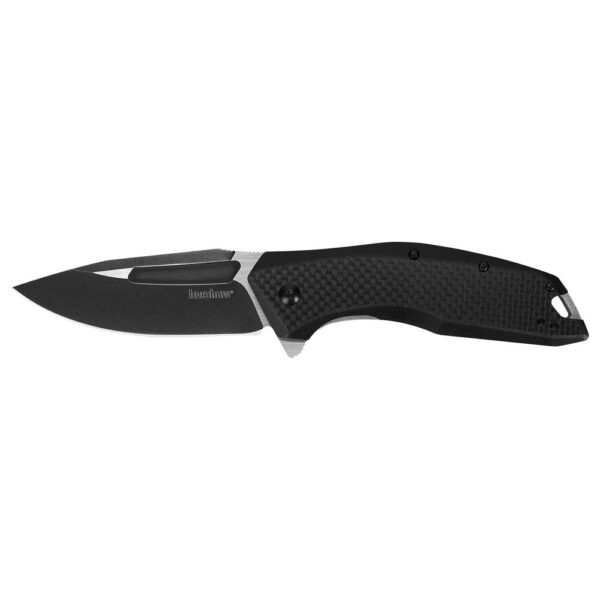 Kershaw Flourish Folding Knife 3-1/2" Drop Point Blade Black - Precision Shot Firearms