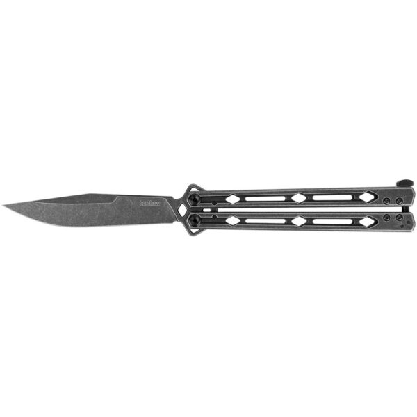 Kershaw Lucha Folding Knife 4-3/5" Drop Point Blade Blackwash - Precision Shot Firearms