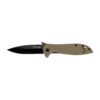 Kershaw CQC- 4K Folding Knife 3-1/4" Drop Point Blade Coyote Brown - Precision Shot Firearms