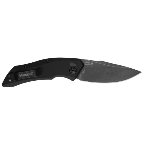 Kershaw Launch 1 Automatic Folding Knife 3-2/5" Drop Point Blackwash - Precision Shot Firearms