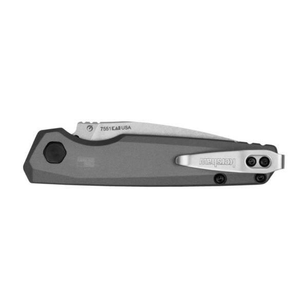Kershaw Launch 18 Automatic Folding Knife 2-8/10" Spear Point Blade Grey - Precision Shot Firearms
