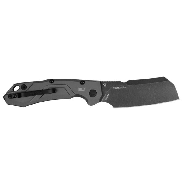 Kershaw Launch 14 Folding Knife 3-3/8" Cleaver Blade Black - Precision Shot Firearms