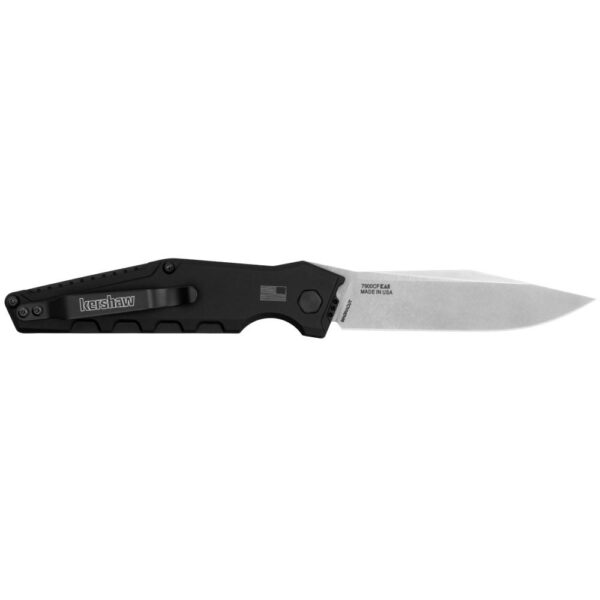 Kershaw Launch 7 Automatic Folding Knife 3-7/10" Clip Point Blade Black - Precision Shot Firearms