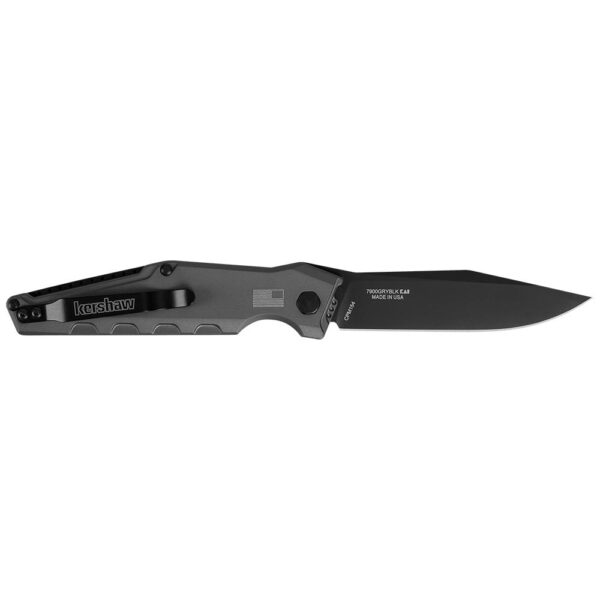 Kershaw Launch 7 Automatic Knife 3-7/10" Drop Point Blade Grey - Precision Shot Firearms