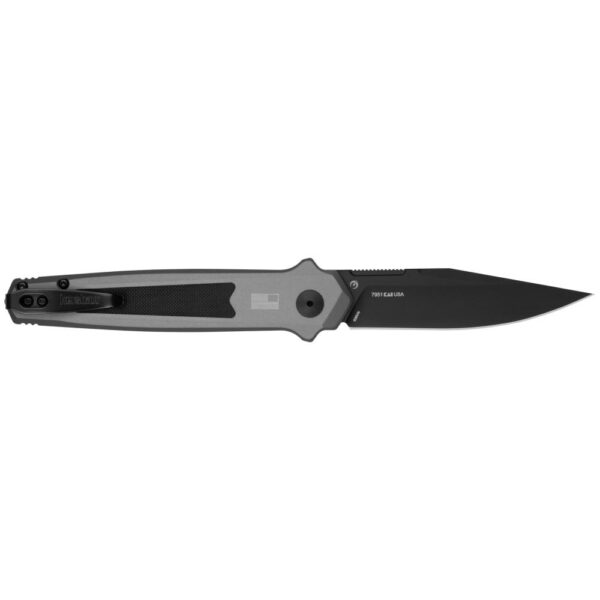 Kershaw Launch 17 Automatic Folding Knife 3-1/2" Clip Point Blade Grey - Precision Shot Firearms