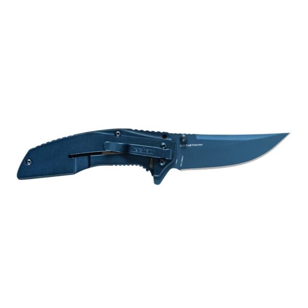 Kershaw Outright Folding Knife 3" Trailing Point Blade Blue Black - Precision Shot Firearms