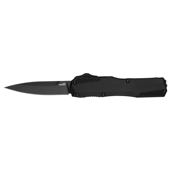 Kershaw Livewire OTF Automatic Knife 3-3/10" Spear Point Blade Black with Black Blade - Precision Shot Firearms