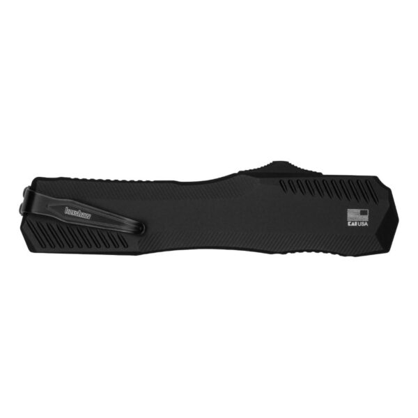 Kershaw Livewire OTF Automatic Knife 3-3/10" Spear Point Blade Black with Black Blade - Precision Shot Firearms