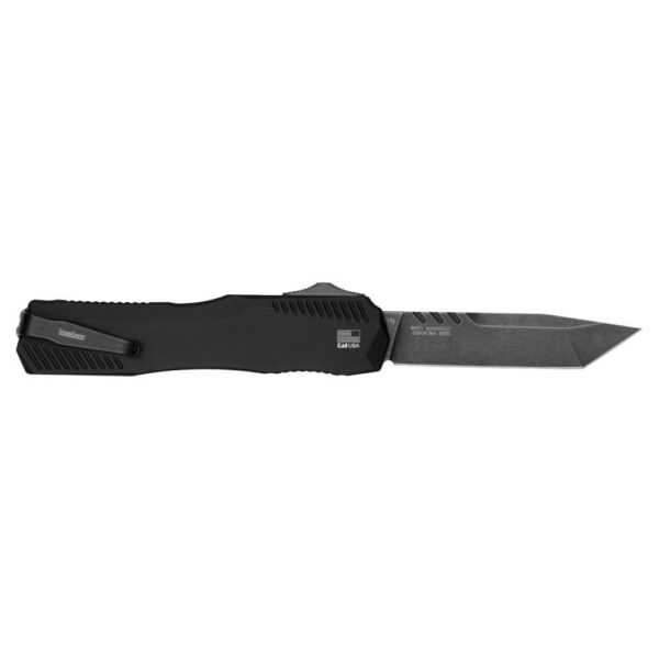 Kershaw Livewire Automatic Knife 3-3/10" Tanto Blade Black - Precision Shot Firearms