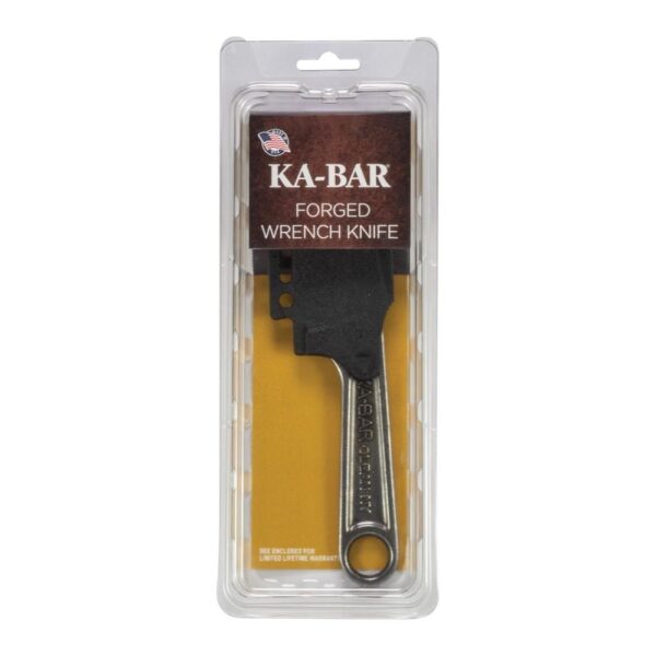 Ka-Bar Forged Wrench Fixed Knife 3" Drop Point Blade Silver - Precision Shot Firearms