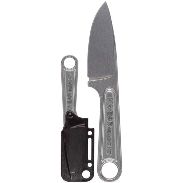 Ka-Bar Forged Wrench Fixed Knife 3" Drop Point Blade Silver - Precision Shot Firearms