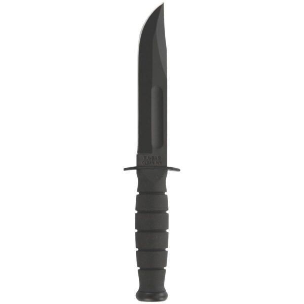 Ka-Bar Short Ka-Bar Fixed Knife 5-1/4" Clip Point Blade Black - Precision Shot Firearms