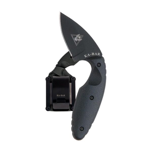 Ka-Bar Original TDI Fixed Knife 2-3/10" Drop Point Blade Black with Sheath - Precision Shot Firearms