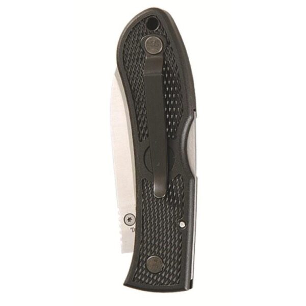 Ka-Bar Dozier Hunter Folding Knife 3" Drop Point Blade Black - Precision Shot Firearms