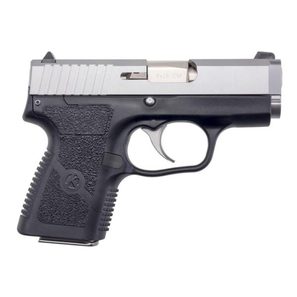 Kahr Arms CM9 Handgun 9mm Luger 6rd Magazine 3.1" Barrel Black with Silver Slide Night Sights - Precision Shot Firearms