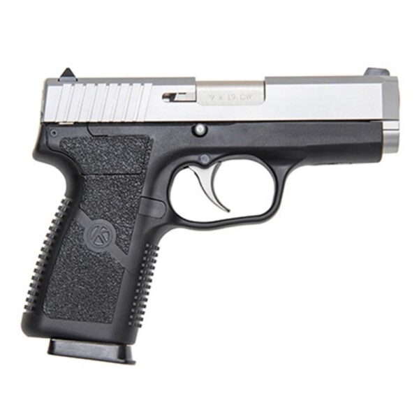 Kahr Arms CW9 Handgun 9mm Luger 7rd Magazine 3.5" Barrel Black with Silver Slide Night Sights - Precision Shot Firearms