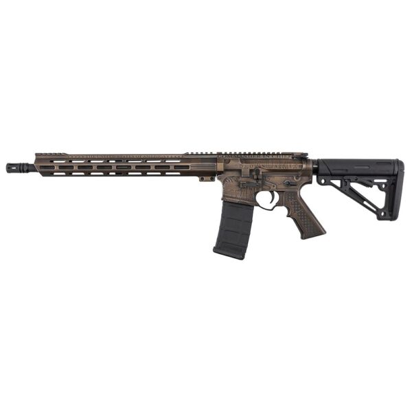 Auto Ordnance AR-15 Commander in Chief (Trump) Rifle 5.56x45Nato 30rd Magazine 16" Barrel Burnt Bronze and Black Cerakote - Precision Shot Firearms