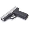 Kahr P45 Handgun .45 ACP 6rd(2)&7rd(1) Magazines 3.4" Barrel Stainless Slide/Black Grip Night Sights CA Compliant - Precision Shot Firearms