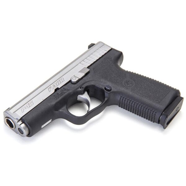 Kahr P45 Handgun .45 ACP 6rd(2)&7rd(1) Magazines 3.4" Barrel Stainless Slide/Black Grip Night Sights CA Compliant - Precision Shot Firearms