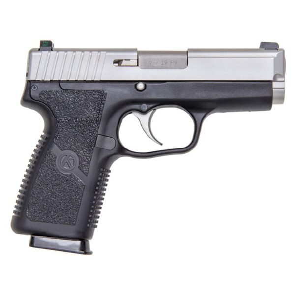 Kahr P9 Handgun 9mm Luger 7rd(2)&8rd(1) Magazines 3.6" Barrel Stainless Slide/Black Grip Night Sights CA Compliant - Precision Shot Firearms