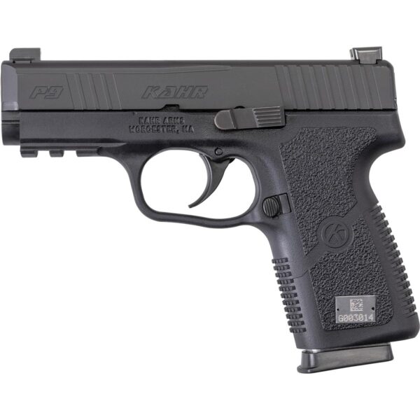 Kahr P9-2 Handgun 9mm Luger 7rd Magazines (2) 3.6" Barrel Black with TruGlo Night Sights - Precision Shot Firearms