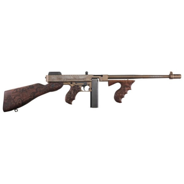 Auto Ordnance 2021 Bootlegger Sp Ed 1927A-1 Deluxe Carbine .45 ACP 20rd Stick/50rd Drum Magazine 16.5" Barrel - Precision Shot Firearms