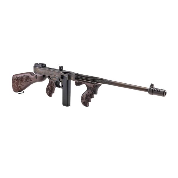 Thompson 1927A1 "Bonnie & Clyde" Carbine .45 Auto 20rd Stick 50rd Drum Magazines 18" Barrel Wood Stock - Precision Shot Firearms