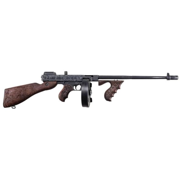 Thompson 1927A1 "Roaring 20's" Carbine .45 Auto 20rd Stick 50rd Drum Magazines 18" Barrel Wood Stock - Precision Shot Firearms