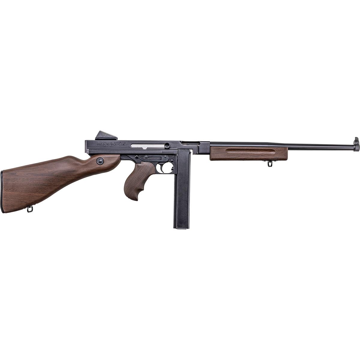 Auto Ordinance Light Weight M1 Thompson Rifle .45 Auto 30rd Stick Magazine 16.5" Barrel Walnut Grain Poly Furniture - Precision Shot Firearms