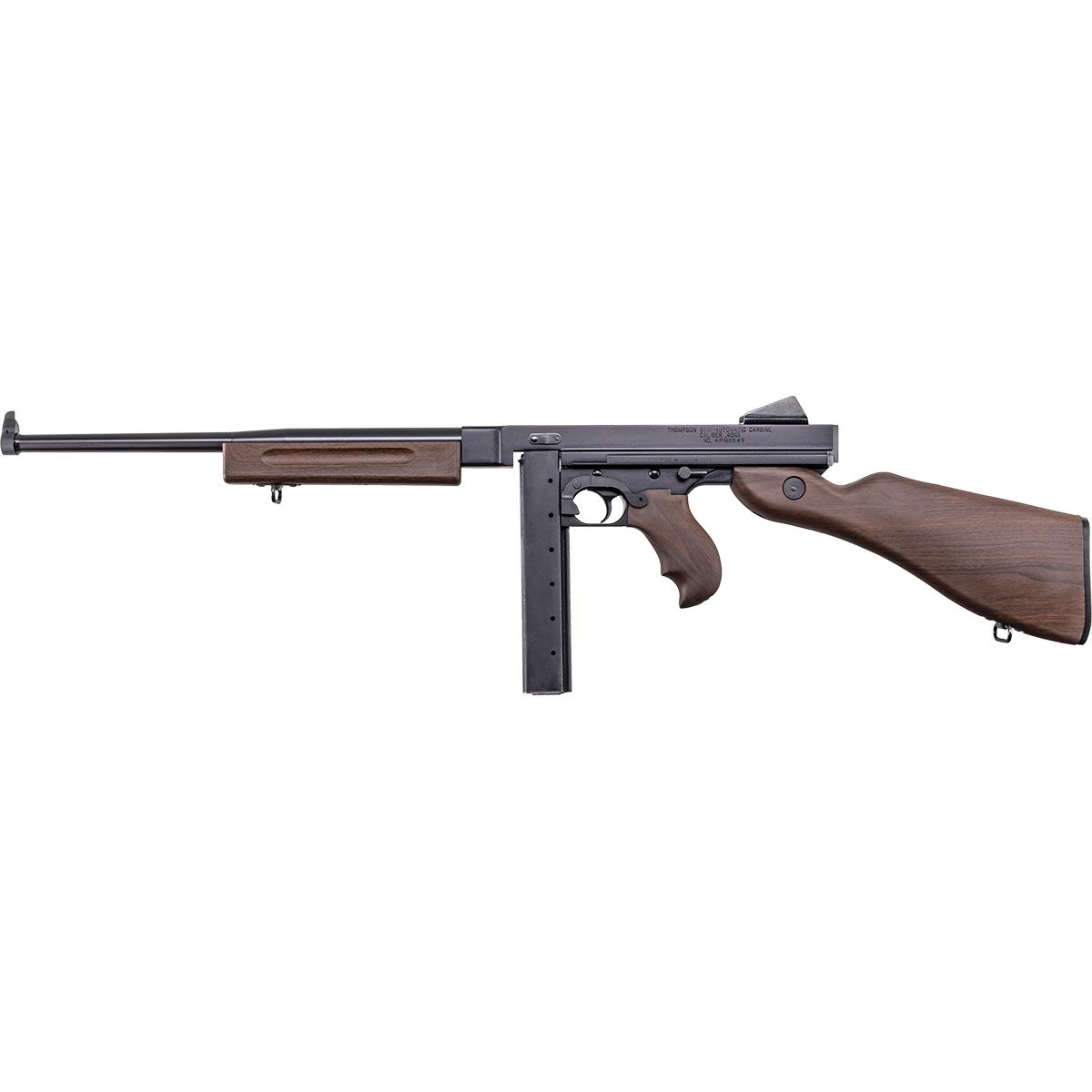 Auto Ordinance Light Weight M1 Thompson Rifle .45 Auto 30rd Stick Magazine 16.5" Barrel Walnut Grain Poly Furniture - Precision Shot Firearms