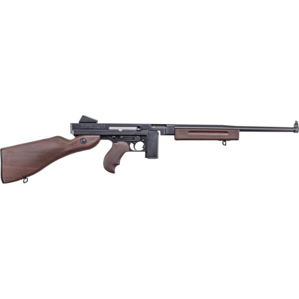 Auto Ordinance Light Weight M1 Thompson Rifle .45 Auto 10rd Stick Magazine 16.5" Barrel Walnut Grain Poly Furniture - Precision Shot Firearms