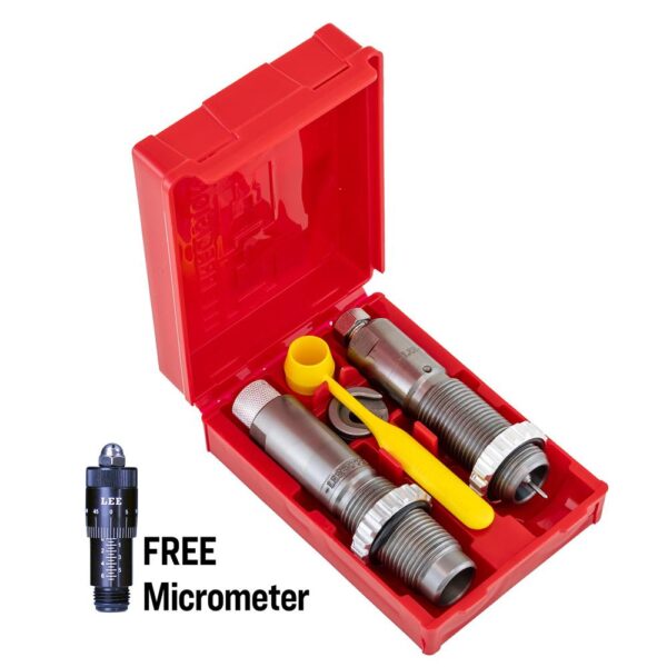 LEE 25-35 Winchester Full Length Sizing 2-Die Set *FREE Rifle Micrometer* - Precision Shot Firearms