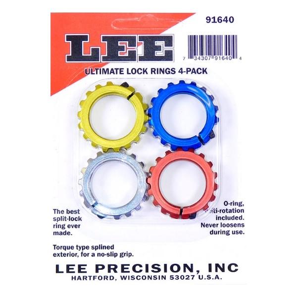 LEE Ultimate Lock Rings 4/pk - Precision Shot Firearms