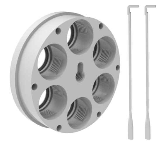 Lee 3 and 6 Hole Ultimate Tool Carrier for Ultimate Press - Precision Shot Firearms