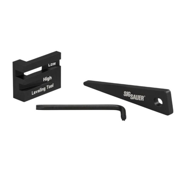 Sig Sauer Alpha6 Scope Ring Set 35mm Low Profile 1.25" Al Matte Black - Precision Shot Firearms