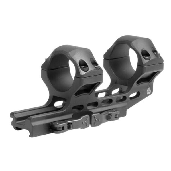 Leapers UTG ACCU-SYNC QR Cantilever Mount 30mm High w 34mm Offset - Matte Black - Precision Shot Firearms