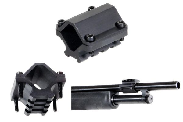 Leapers UTG Paintball Rail Barrel Mount Universal Shotgun - 3 Slot - Single-rail - Precision Shot Firearms