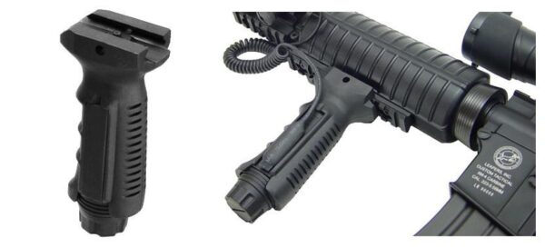 Leapers Ergonomic Ambidextrous Vertical Foregrip - Black - Precision Shot Firearms