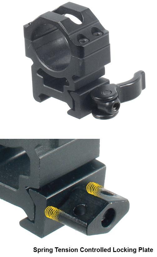 Leapers UTG 2-Piece Max Strength LE Grade Picatinny Rings - 22mm Width 1" - Medium - Precision Shot Firearms